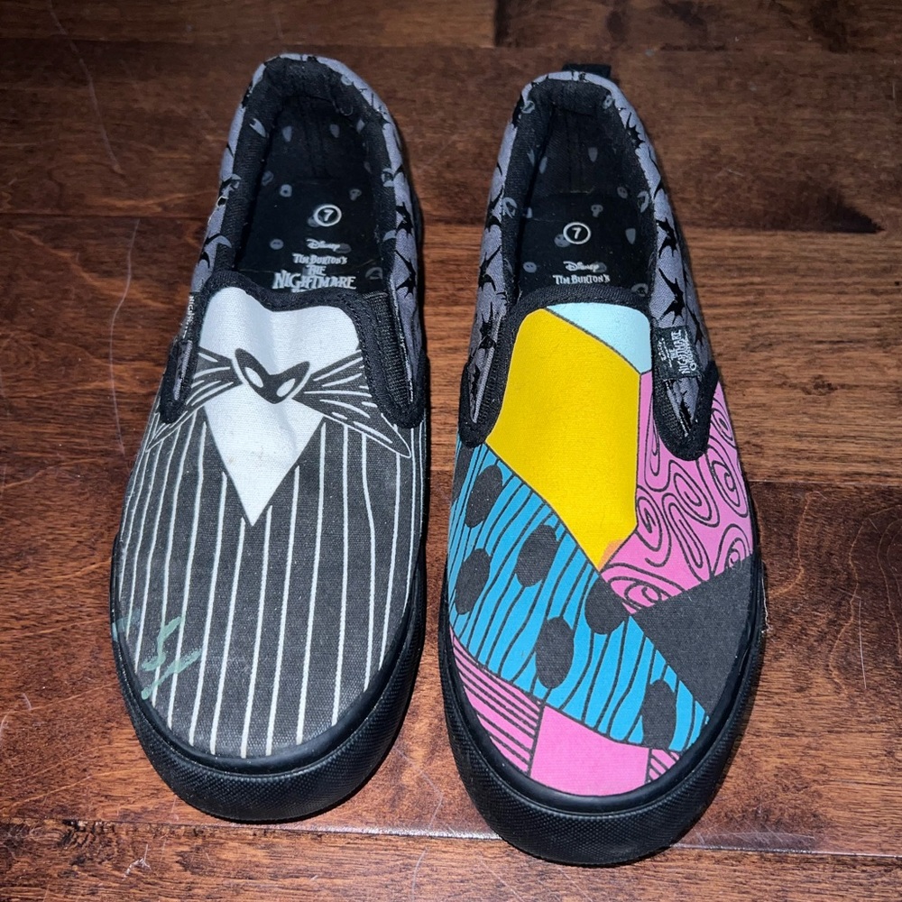 Nightmare Before Christmas Slip-On Sneakers
